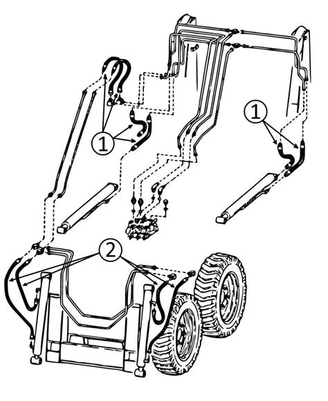 skid steer hydraulic pump|after market bobcat hydraulic hoses.